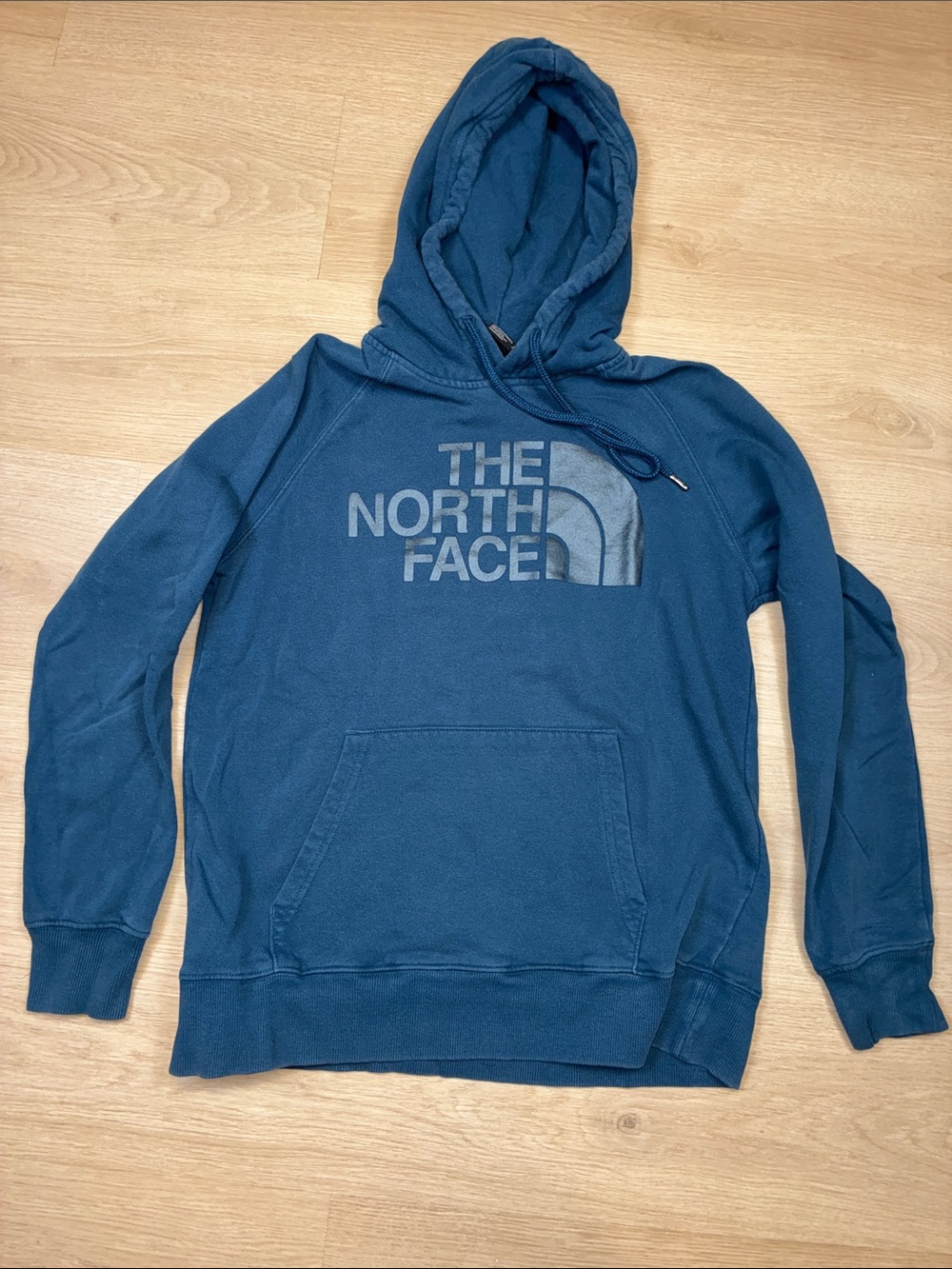 The North Face Women’s Teal Blue Pullover Hoodie Sweatshirt